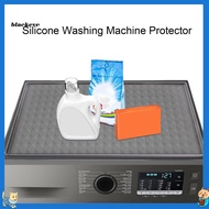 BL- Washer and Dryer Protective Pad Silicone Washing Machine Protector Waterproof Silicone Washer Dryer Cover Stain-resistant Protector Mat for Top Load Washing for Southeast