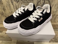 MMY Maison Mihara Yasuhiro 黑白厚底帆布鞋