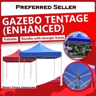 [𝗙𝗿𝗲𝗲𝗗𝗲𝗹𝗶𝘃𝗲𝗿𝘆] Enhanced Gazebo Tentage Outdoor BBQ Tent Canopy Picnic Carpark Shelter - SG Stock
