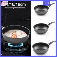 LUAN300603 Iron Pan Frying Non Stick Breakfast Tools Mini Cooking Omelette Pans Household Kitchen Cookware Fry Pan Kitchen Dining