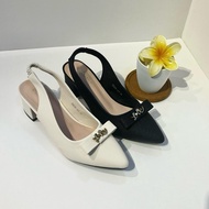 BONNIE HEELS 3809-A5 HEELS SEPARUH PENUH BERTUTUP WANITA BERTUMIT 2 INCI TAPAK LEMBUT SELESA DINNER 