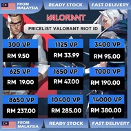 【INSTANT DELIVERY】VALORANT POINT MY No LOGIN Topup - Malaysia ID Only 1650/3400/7000VP