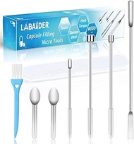 Capsule Filling Machine Tools Capsule Filler Pill Maker Kit, Fit Empty Capsules Sizes 000 00 0 1 2 3