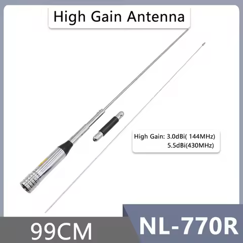 Nagoya NL-770R Dual Band Antenna QYT KT-8900 KT-8900D 780 980Plus Walkie Talkie UHF VHF 144-430MHz C