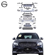 GLC43 car bumper For Benz  X253 GLC300 GLC260 AMG GLC class 2016+ modify GLC43 AMG body kit car gril