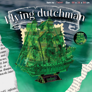 จิ๊กซอว์ 3 มิติ รุ่นพิเศษ เรือฟลายอิงดัตช์แมน เรื่องแสงในที่มืด Flying Dutchman Glow In The Dark T40