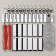 Replacement Kit for Roborock QR 798: Main Roller, Edge Brush, HEPA Filter, Mop Pads & Dust Bag Kit P