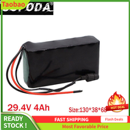 24V 6AH 7S2P 18650 ชุดแบตเตอรี่แบบชาร์จไฟลิเธียมไอออน 29.4V 6000mAh จักรยานไฟฟ้า live broadcast