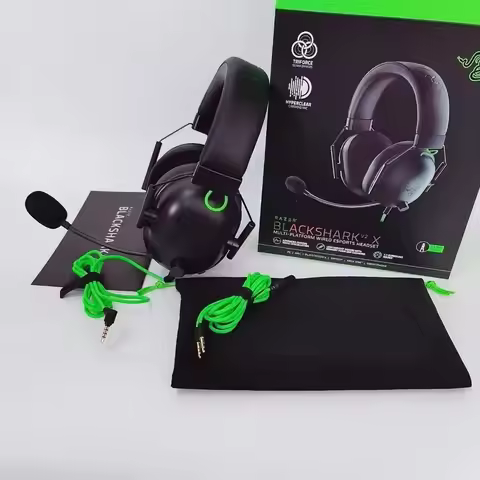 RAZER BLACKSHARK V2 X Headphones sports Game Headset with Microphone 7.1 Surround Sound Video Gaming