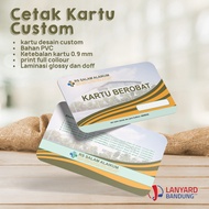 CUSTOM CARD 1 & 2 SIDES 0.9 mm THICK PVC MATERIAL/