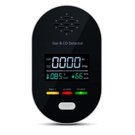 Yieryi เครื่องวัดเครื่องตรวจจับแก๊สรั่วอุณหภูมิความชื้นสัมพัทธ์ก๊าซและเครื่องตรวจจับคาร์บอนมอนอกไซด์