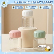 300ml Cawan Comel Kids Cute Glass Chubby Cup Shaker Milk Cup Mini Heat-Resistant Breaskfast Juice Cu