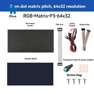P3 LED Matrix Panel 64x32 Pixels Indoor Screen  RGB Full-Color LED Display 192x96mm 1/16 Scan SMD Ma
