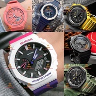 🔥Rare GA-2100 TMJ JAM TANGAN LELAKI BLACK OUT Rasta Paddle Pop Wanita Unisex Digital Watch Mens G Viral Shock Resistant