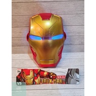 ORIGINAL Mainan Cosplay Anak Topeng Ironman Avengers Iron Man Mask with Light