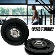 75mm/105mm Bearing Nylon Pulley Wheel Gym Equipment Pulley Wheel Fitness Training Equipment
