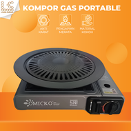 Kompor Gas Portable 2 In 1 Kompor Portable Tungku Gas Grill Kompor Camping Murah Portable Serbaguna