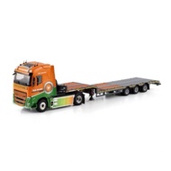 WSI 1: 50 VOLVO FH5 4X2 Flatbed Trailer Model VAN DER VLIST GROOT01-4995