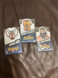 全新原封 Doctor Strange奇異博士iron spider鐵甲蜘蛛Infinity Gauntlet無限手套Memo Pad便條紙Avengers Infinity War Cosbaby 