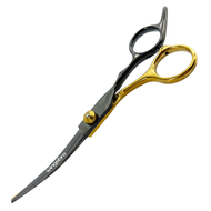 wingsbro 8.5“/7.5"/6.5" Curved dog grooming scissors Pet Curved Shear for Dogs and Cats pets Bendin