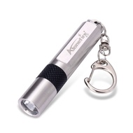 Alonefire S107 Mini LED Flashlight Stainless steel waterproof 3 Mode Mini Keychain light