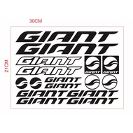 Giant bicycle frame cutting sticker