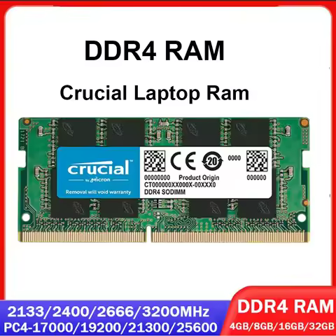 DDR4 Memory RAM 4gb 8gb 16gb 32gb 2666Mhz 2400Mhz 2133Mhz 3200Mhz Laptop RAM Memory PC4 SODIMM