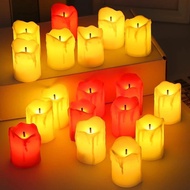 LED Electronic Candles Light/Romantic Flameless Simulation Lamp/Holiday Halloween Wedding Decoration