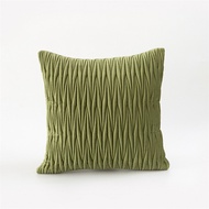 New Leopard Jacquard Cushion Cover Nordic Chenille Jacquard Pillowcase Orange Green Quilted Home Dec