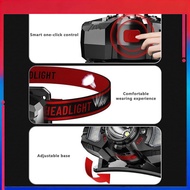 （NEW） Outdoor LED Headlamp Smart Sensor Dual Light Source Headwear 10-15h Fishing Light