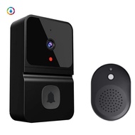 Wireless Video Doorbell Camera with Wireless Chime, Intercom HD Night Vision WiFi Rechargeable Security Door Bell