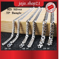 READY STOCK | Original 925 Silver TP Bangle Men / Women | Gelang Tangan Lelaki / Perempuan Perak 925