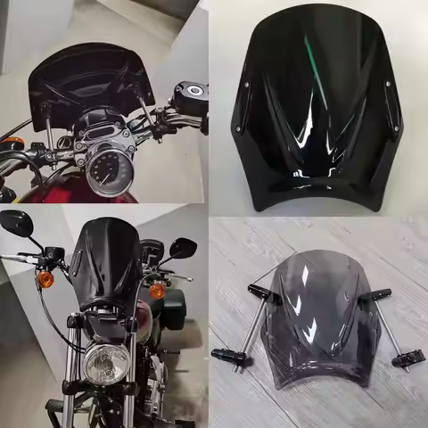 For Suzuki Bandit SV650 SV1000 GSX1400 GSF650 GSF1200 Adjustable Bracket 7/8" 22mm Windscreen Screen