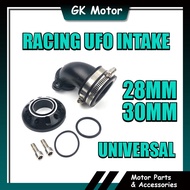 28MM 30MM UFO UNIVERSAL RACING INTAKE PIPE UFO TENGKUK RACING EX5 DREAM WAVE WAVE125 CLASS1 ALPHA WA