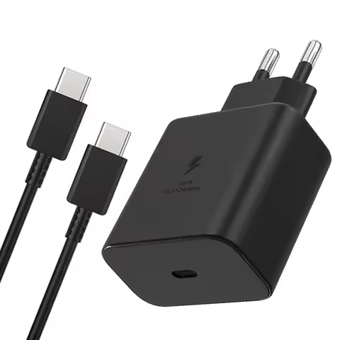 Samsung 45W Super Fast Charger Cargador Wall Adapter 5A Type C Cable For Galaxy Z Flip Fold 7 6 5 4 