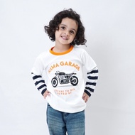 KAMA GARAGE retro 87 shirt unisex long-sleeved children's t-shirt/ 1-8 years