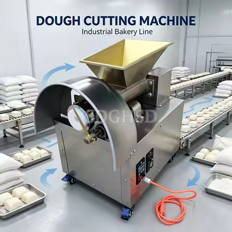Automatic Volumetric Steamed Loaf Bread Roller Rounder Making Moulding Machinery Dough Divide and Ro