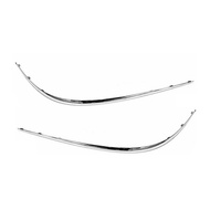 LH หรือ RH หรือ1คู่กันชนหน้าโครเมี่ยมปั้นแถบคิ้วสำหรับ Mercedes W211 2006-2009 2118852321 2118852421