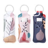 COOKOOKY Chapstick Holder Keychain Cute Lip Balm Keychain Holder with Clip Lip balm Lipstick Lip glo