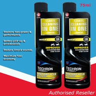 Caltex Techron Concentrate Plus Complete (2 Bot x 75ml) Fuel System Cleaner - Motorcycle & Scooter