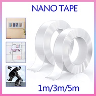 Free shiping Nano Double Sided Tape Heavy Duty 3m tape original for car Multipurpose Transparent Pos