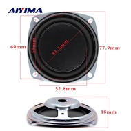 Aiyima 2Pcs 3 Inch Bass Speaker Vibrating Membrane Bass Radiator