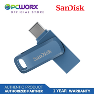 SanDisk SDDDC3-64GB / 128GB / 256GB /  512 GB -G46NB OTG Type-C 3.1 Navy Blue OTG | USB | Flash Driv