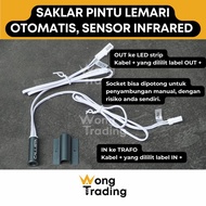 SWITCH SENSOR OTOMATIS IR INFRARED ON OFF SAKLAR LEMARI LED LAMPU