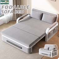 Foldable Sofa Bed Single Sofa Bed Apartment Multi-functional Folding Lazy Bed Washable