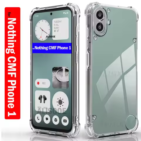 Transparent Funda for Nothing CMF Phone 1 Case Ultra Thin HD Clear Soft Shockproof Coverfor Nothing 