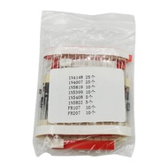 100Pcs Schottky Diodes Assortment Kit Attachments Fast Switching 1N5822