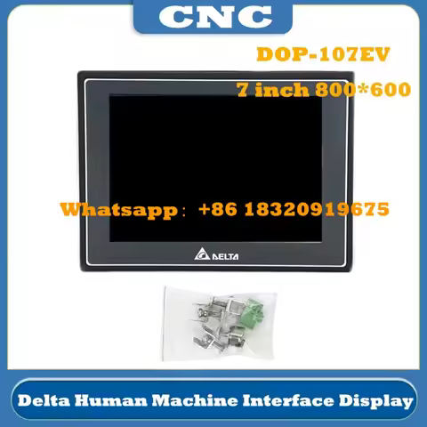 CNC 7'' Inch Delta DOP-107EG HMI Touch Screen Human Machine Interface Display Replace B05S111 B07E51