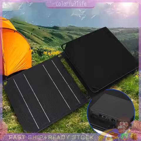 ​30W/40W 5V Outdoor Portable Solar Panel Foldable Battery Phone Charger PD 20W QC 3.0 9V 12V for USB