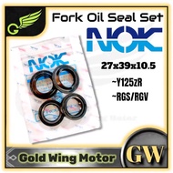 NOK FORK OIL SEAL SET 27/39 DUST SEAL 27X39X10.5 27 39 10.5 Y125 Y125ZR NOUVOLC EGOLC RGS RGV
